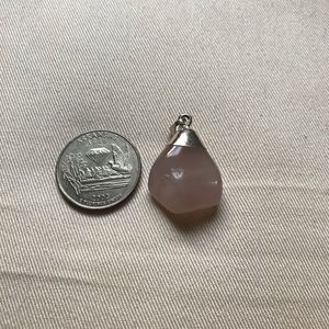 Rose quartz pendant